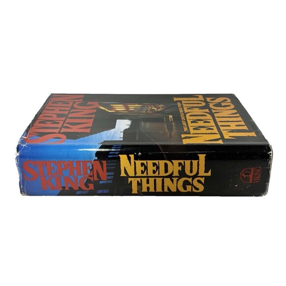 Needful Things Stephen King Vintage 1991 First Edition Hardback Book - Picture 4 of 10